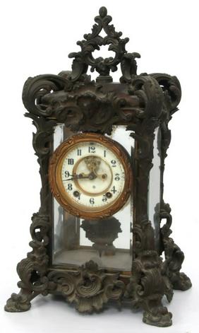 Ansonia Apex Crystal Regulator Clock