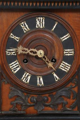 Cuckoo Shelf Clock with Eagle