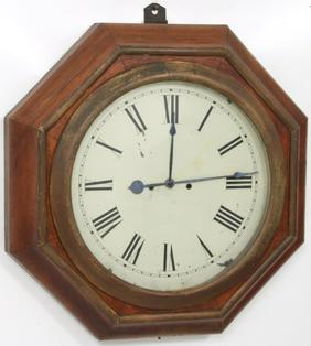 Hexagonal Fusee Gallery Clock