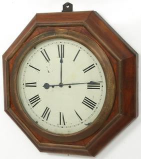 Hexagonal Fusee Gallery Clock