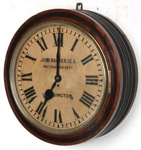 English Fusee Tavern Clock