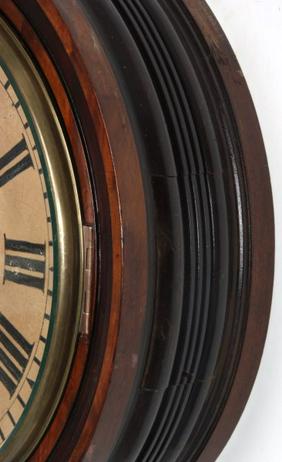 English Fusee Tavern Clock