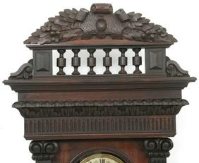 Three Weight Vienna Regulator Clock