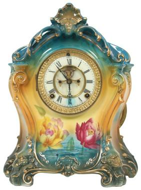 Royal Bonn Porcelain Mantle Clock