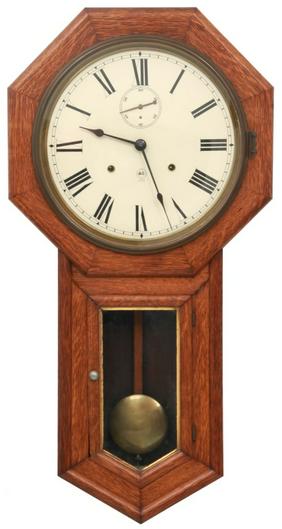 Oak Seth Thomas “World” 30 Day Regulator
