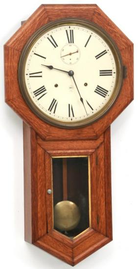 Oak Seth Thomas “World” 30 Day Regulator
