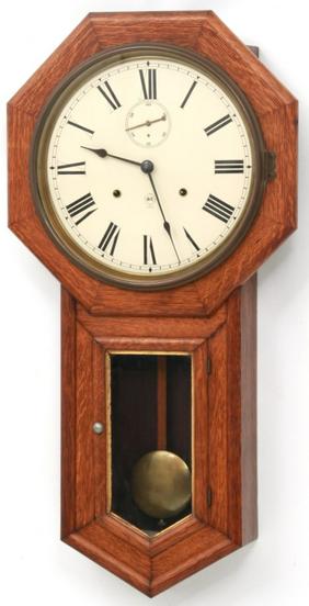 Oak Seth Thomas “World” 30 Day Regulator