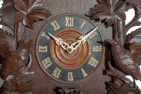Brass Plate Movement & Quail Cuckoo Clock