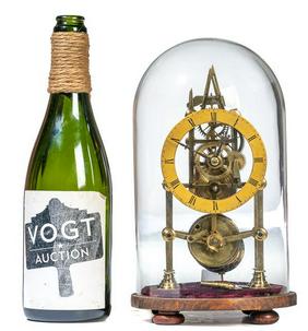 Miniature Single Fusee Skeleton Clock