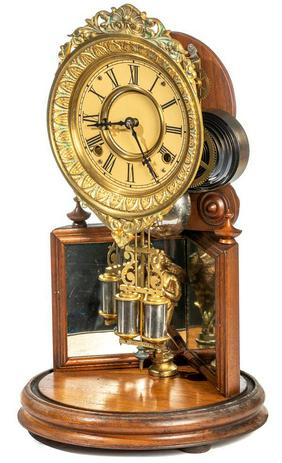 Ansonia “Crystal Palace NO.2 with Cupid” Clock, Circa