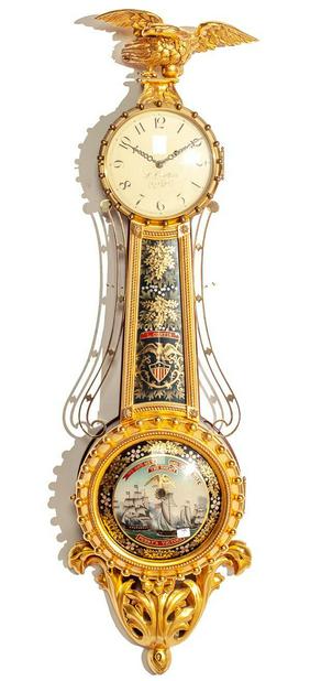 Lemuel Curtis Girandole Reproduction Clock