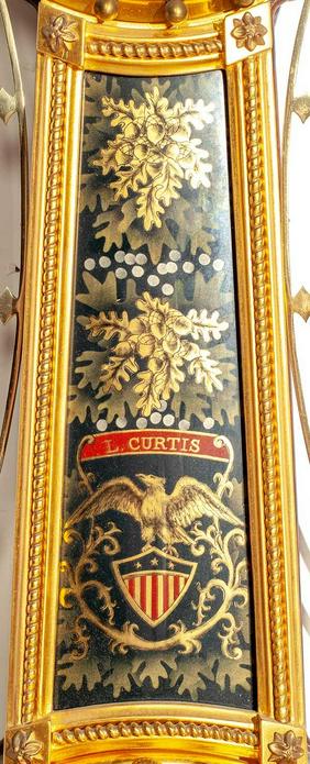 Lemuel Curtis Girandole Reproduction Clock