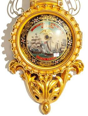 Lemuel Curtis Girandole Reproduction Clock