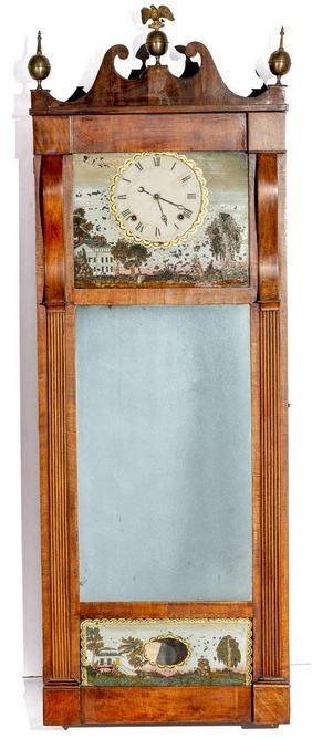 J. Ives Mirror Clock