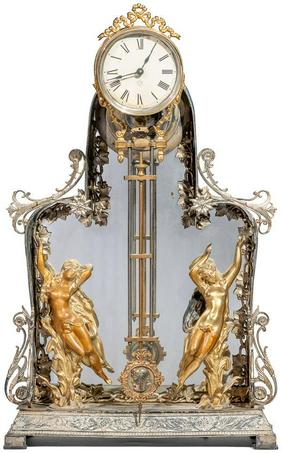 Ansonia Mirror Swing Clock