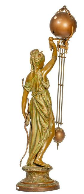 Ansonia “Diana” Ball Swing Clock, Circa 1906