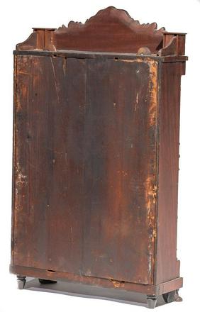Carved Pillar and Splat Clock