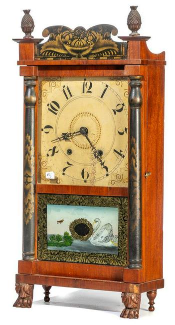E & G.W. Bartholomew Pillar & Splat Clock