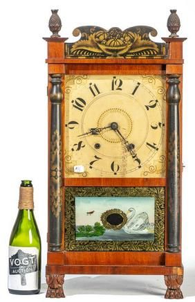 E & G.W. Bartholomew Pillar & Splat Clock