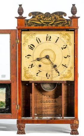 E & G.W. Bartholomew Pillar & Splat Clock