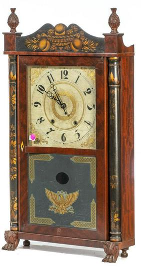 Eli Terry and Son Column and Splat Clock