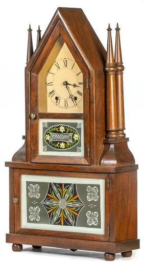 Steeple Wagon Spring Clock