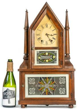 Steeple Wagon Spring Clock