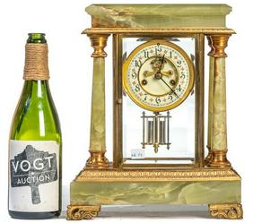 Alabaster Crystal Regulator Clock