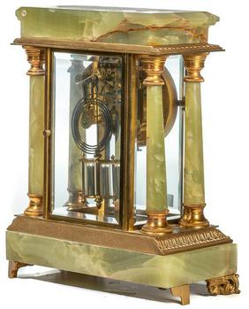 Alabaster Crystal Regulator Clock