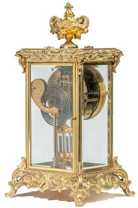 Ansonia Crystal Regulator Clock