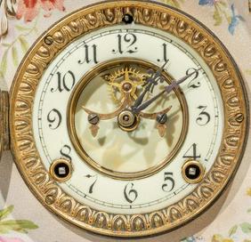 Porcelain Ansonia “Lanord” Clock