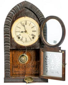 J.C. Brown Beehive Ripple Clock, Circa 1850