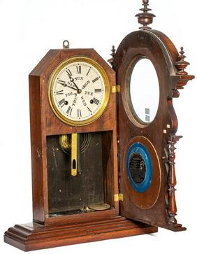 E.N. Welch “Wagner B.W.” & B.B. Lewis Calendar Clock,