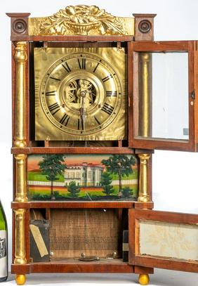 Miniature Birge & Mallory Clock, Circa 1840