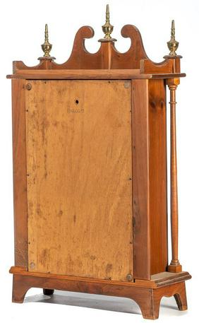 New England Clock Company Pillar & Scroll Clock