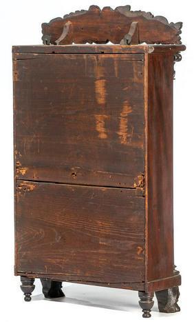 Carved Column and Splat  Clock