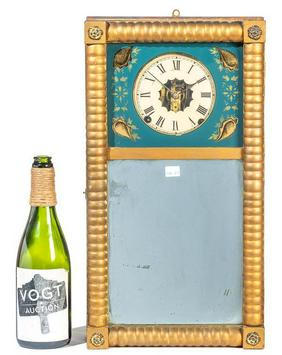 Welch Spring and Co. Mirror Clock