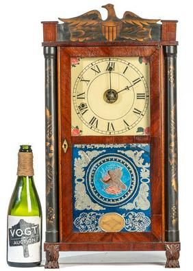 Silas Hoadly Column and Splat Clock