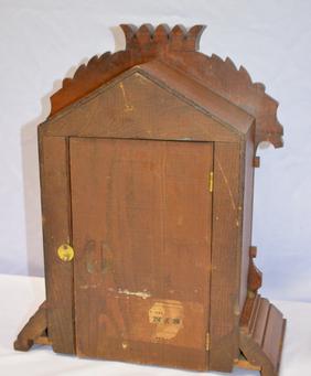 Ansonia Mahogany “Tunis” Cabinet Clock. T&S signed