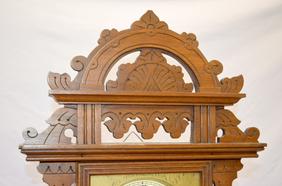 E.N Welch Walnut “Dorita” Parlor Clock. T&S alarm,