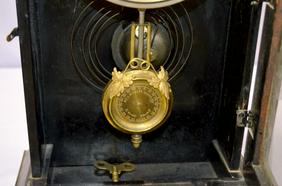 Gilbert “Jet” Kitchen Clock. T&S, unsigned paper dial,