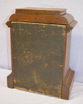Ingraham T&S Wood Cabinet Clock. T&S, unsigned paper
