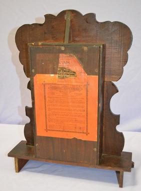 Waterbury Walnut “Uncas” Kitchen Clock. T&S, signed