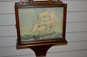 Antique New Haven “Willard” Banjo Clock. Solid mahogany