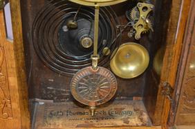 Seth Thomas Oak “The Giants No. 2” Kitchen Clock. T&S