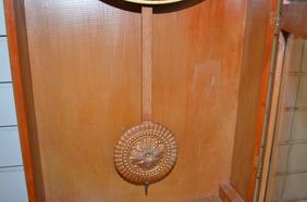 Regulator Hanging Clock. Oak