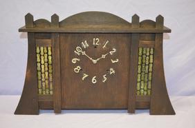 Gilbert “No. 2001” Normandy Chimes Shelf Clock. T&S,