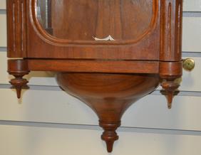 1 Weight Walnut Vienna Regulator. T/O, signed 8″