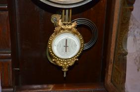 Antique Walnut “Langtry” Kitchen Clock. 8 Day strike.