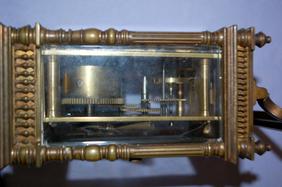 Antique French Carriage Clock. Unsigned, pinwheel